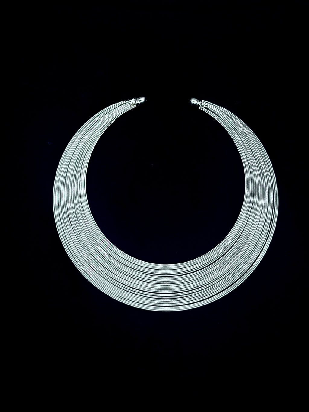 Zahara – Silver Coil Statement Set (Tarnish-Free)
