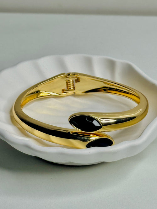 Aeris – Twin Inlay Cuff (Anti-Tarnish)