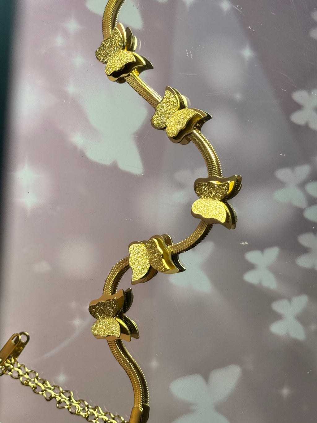 Luma – Butterfly Dance Bracelet (Anti-Tarnish)